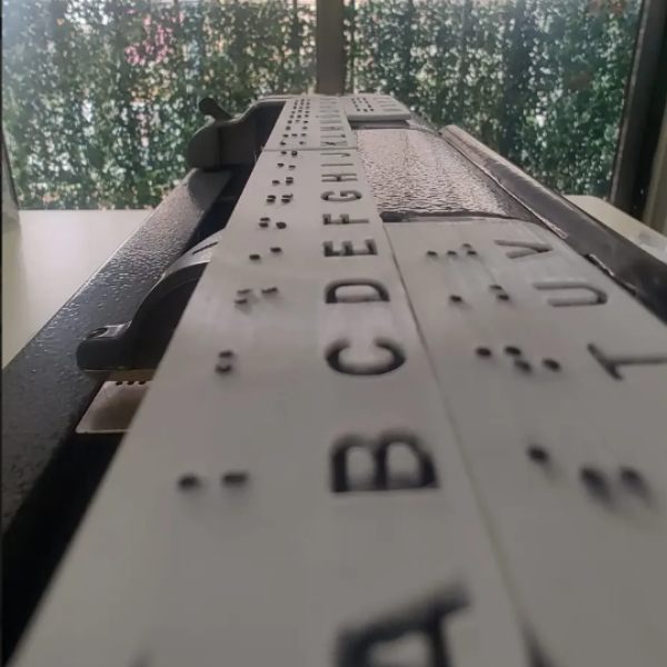 Producto - Abecedario para Perkins  - Braille y Visual - - 2