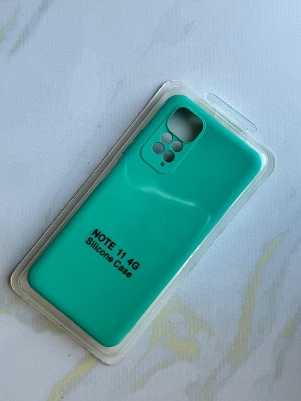 Producto - Silicone case Xiaomi note 11 verde agua