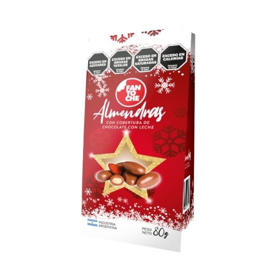 Producto - Almendra con Chocolate x80grs (Fantoche)