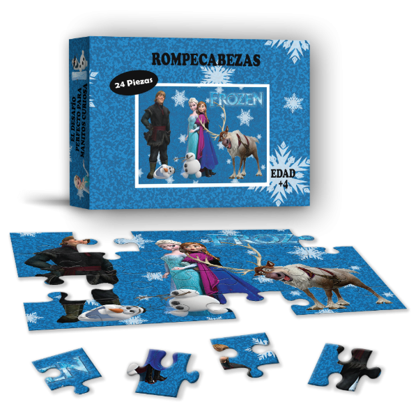 Producto - Rompecabezas 24 piezas Frozen jgo 1