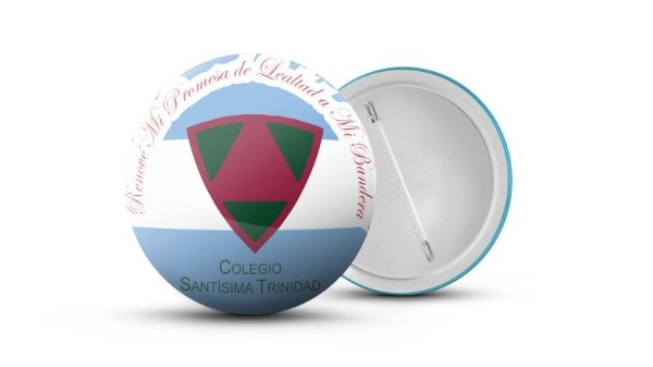 Producto - Prendedor Jura Constitución Personalizado 38mm Pin Institucional