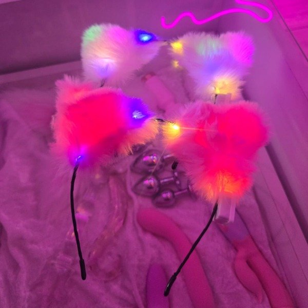 Producto - Orejitas Kitty (rosa/blanco) - 7