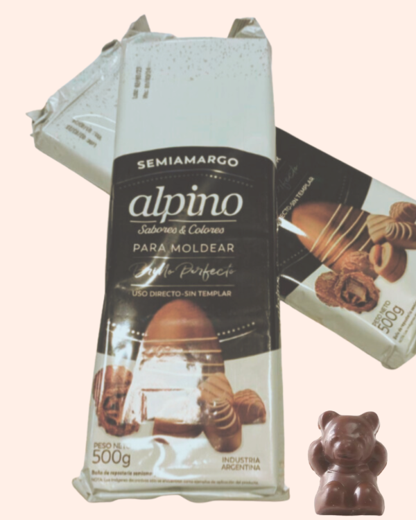 Producto - Chocolate alpino semiamargo de 500 gr
