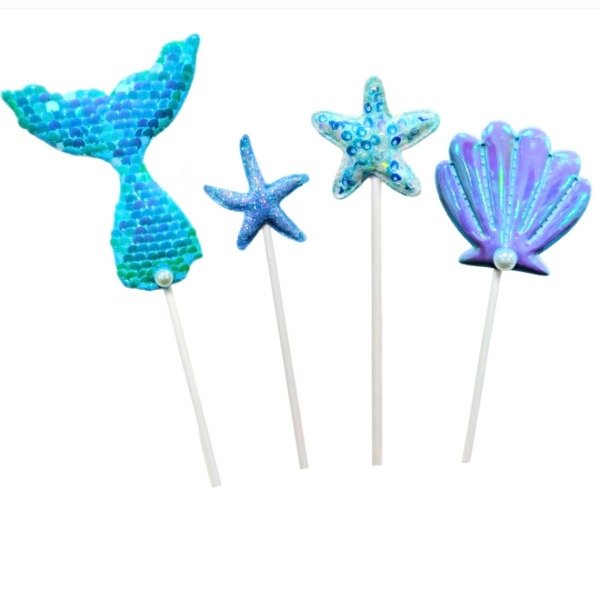 Producto - Cake Topper Cola Sirena Celeste