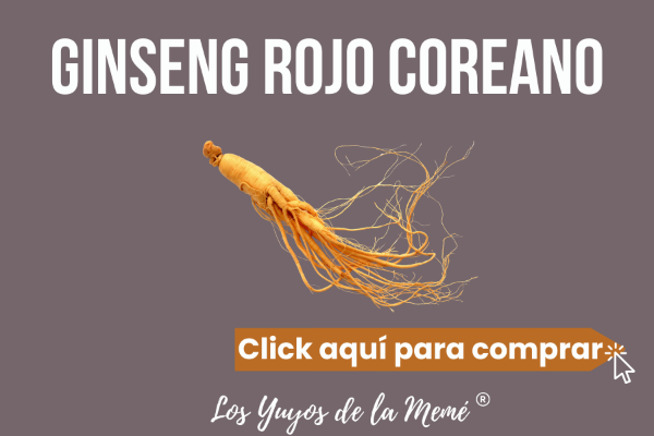 Producto - Ginseng Rojo koreano, en cápsulas, en microdosis o en doypacks. Los Yuyos