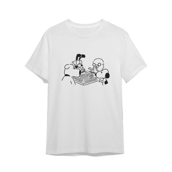 Remera Snoopy, Jake, Odie y Brian