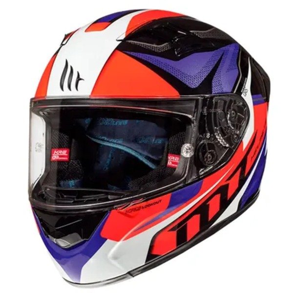 Producto - MT Helmets Casco KRE Lookout G2 - Cerrado - Talle XL - Fluor Red