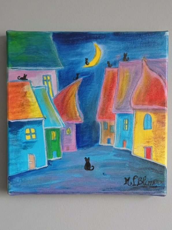 Producto - Cuadro Decorativo- Guardianes de la Luna - 0