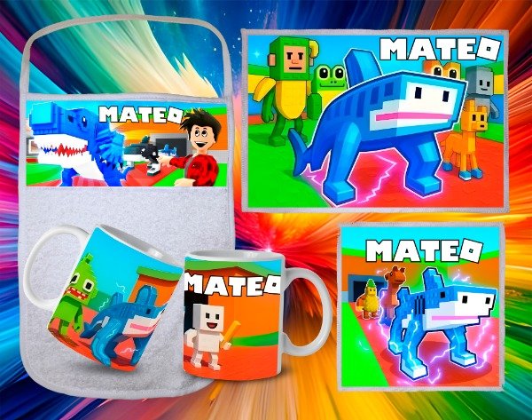 Producto - Plantilla para Set de Jardín y Mochilas FullPrint Brainrot Roblox