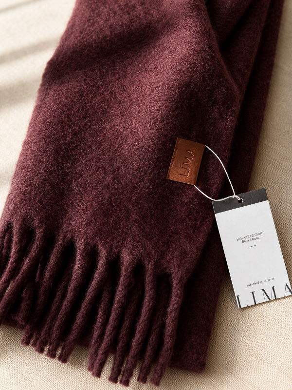 Producto - Bufanda nube bordo