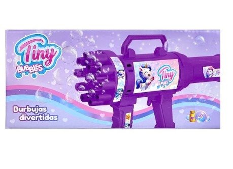 Producto - BURBUJERO TINY BAZOOKA A PILA 25CM EN CAJA