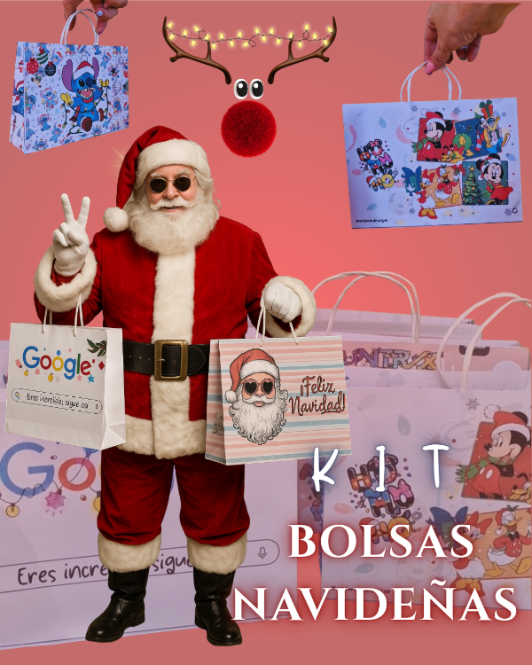 Producto - KIT DE BOLSAS NAVIDEÑAS
