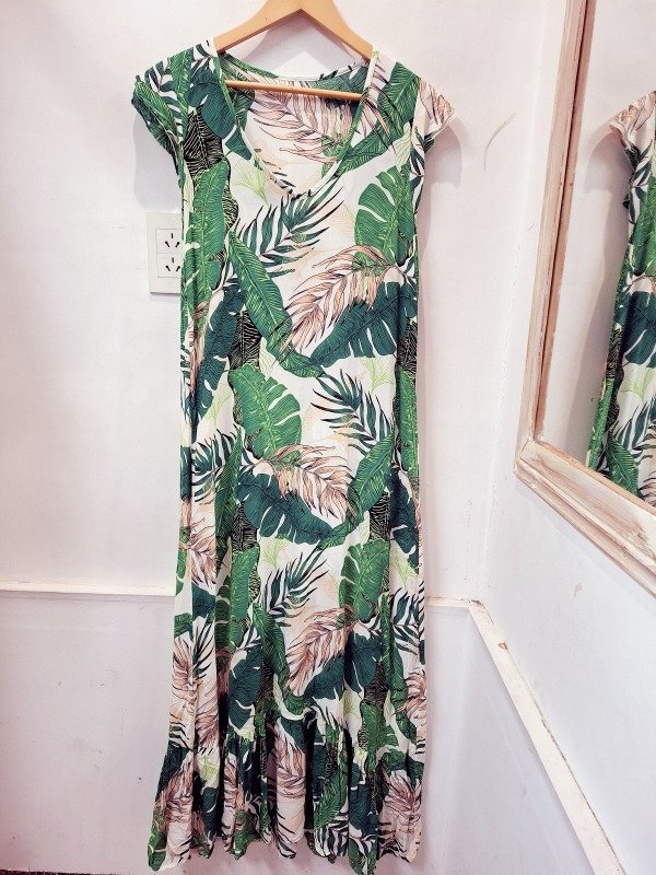 Producto - Vestido largo floreado