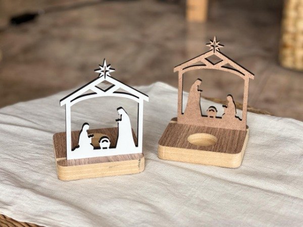 Producto - PESEBRE CON VELA