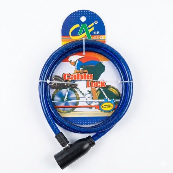 Producto - Linga Candado para Bicicleta de Cable de Acero Trenzado con Llaves
