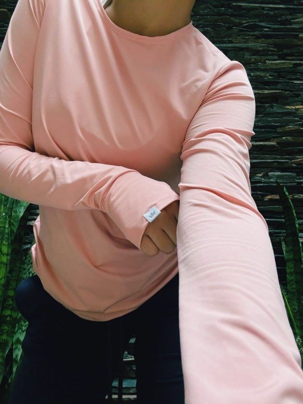 Producto - Remera termica cuello redondo Rosa Nude 3281