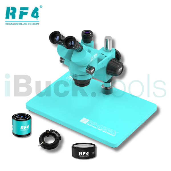 Producto - Microscopio Trinocular RF4 RF-6558x + Barlow 0.7X + Cam 2k RF4