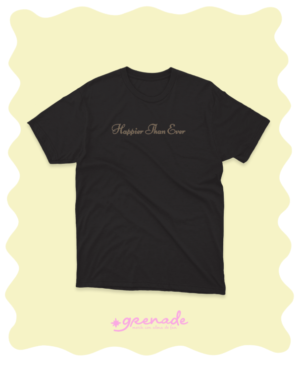 Producto - Remera "Happier than ever"