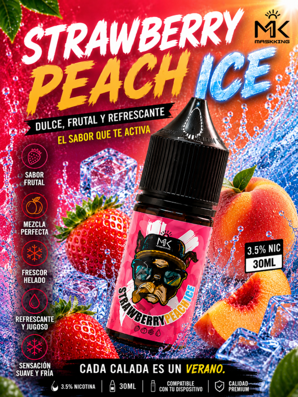 Producto - MASKKING SALT STRAWBERRY PEACH ICE