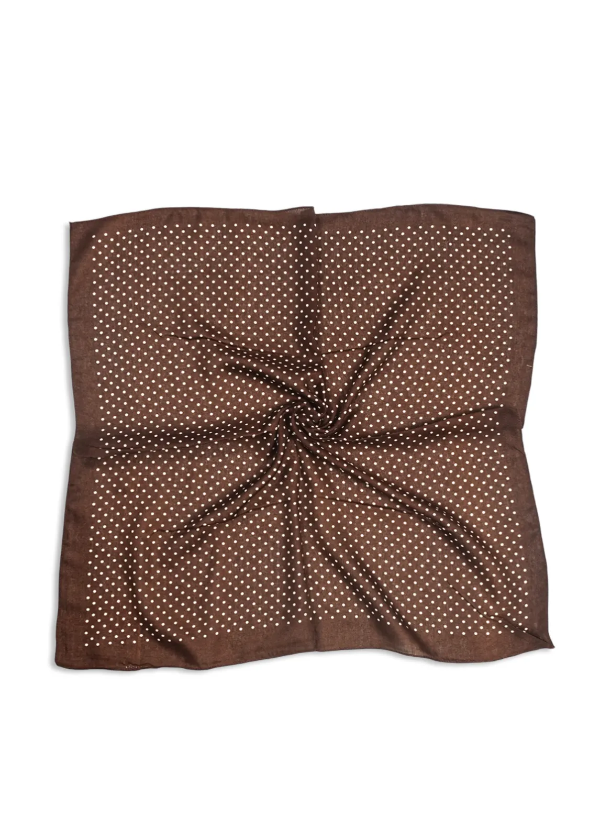 Producto - Pañuelo mini lunares chocolate