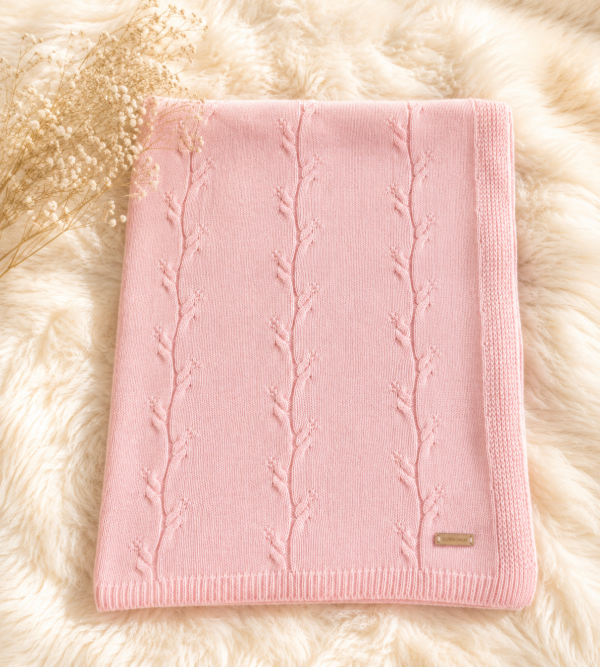Producto - MANTA RAMITA ROSA VIEJO