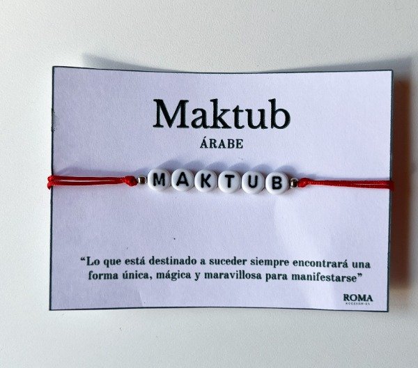 Producto - PULSERA MAKTUB
