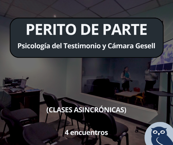 Producto - Perito de Parte (Psicología del Testimonio y Gesell) - 0