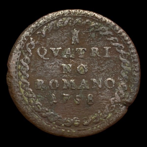 Producto - Estados Pontificios 1758. 1 Quattrino - Clemente XIII
