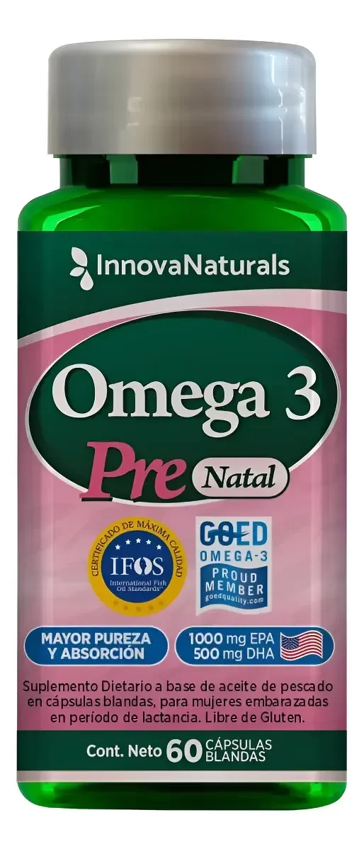 Producto - Omega 3 PRE NATAL 60 caps - INNOVANATURALS - 0