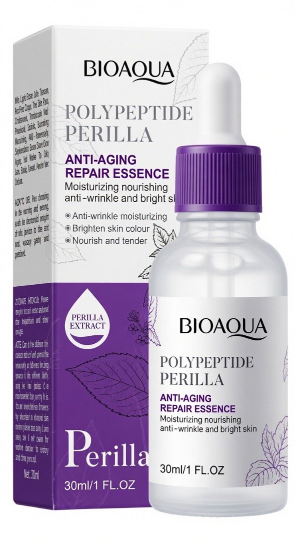 Producto - Serum facial anti-age de péptidos y perilla 30ml Bioaqua 56440