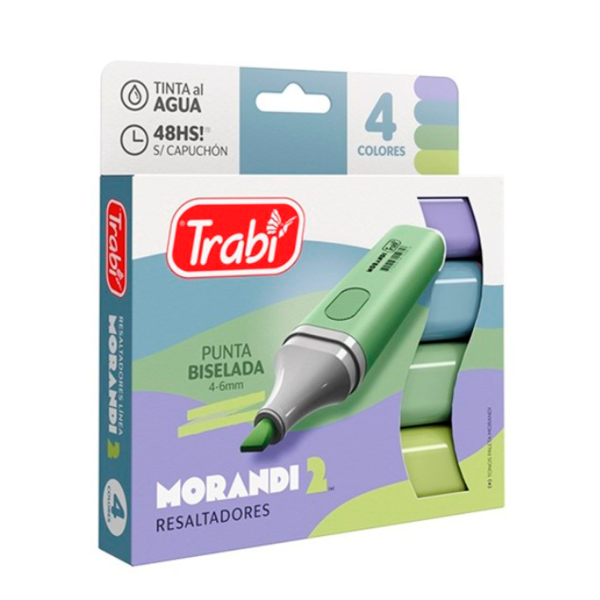 Producto - RESALTADOR TRABI MORANDI 2 X4 SURTIDO