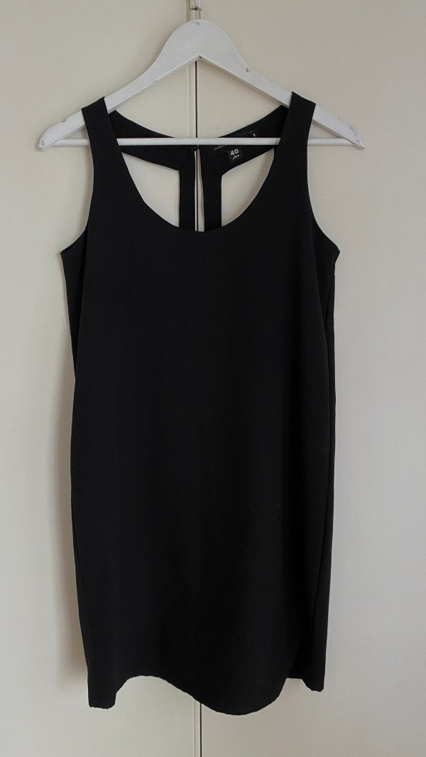 Producto - Vestido Estancias Talle 40 Crepe negro - 1