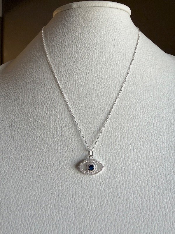 Producto - Collar ojo turco plata 925
