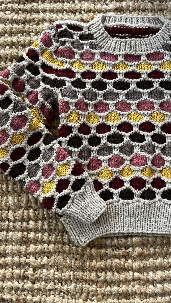 Producto - Sweater panal Base Natural 2 - 1