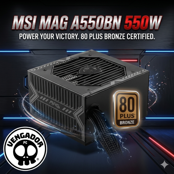 Producto - Fuente MSI MAG A550BN 550W 80 Plus Bronze