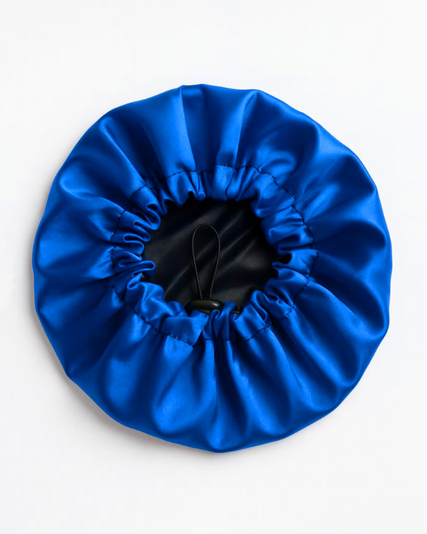 Producto - Gorro de satén Antifrizz - Azul Francia