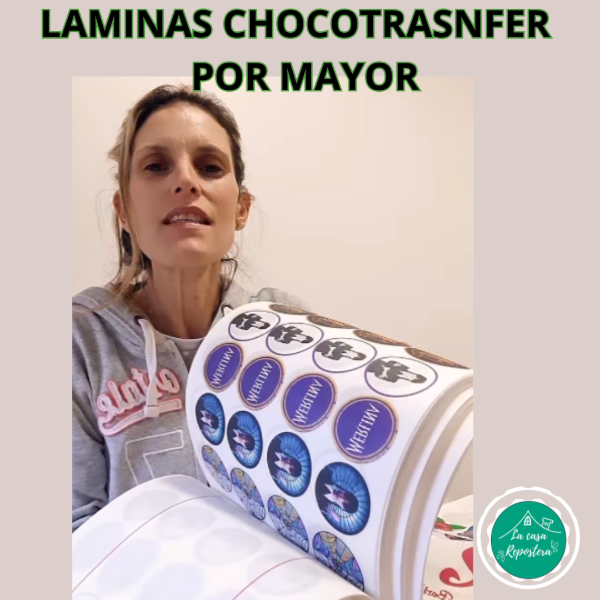 Producto - LAMINA CHOCOTRANSFER POR MAYOR