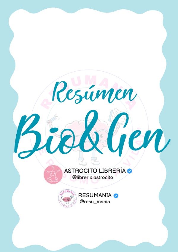 Producto - Biología y Genética - Resumanía