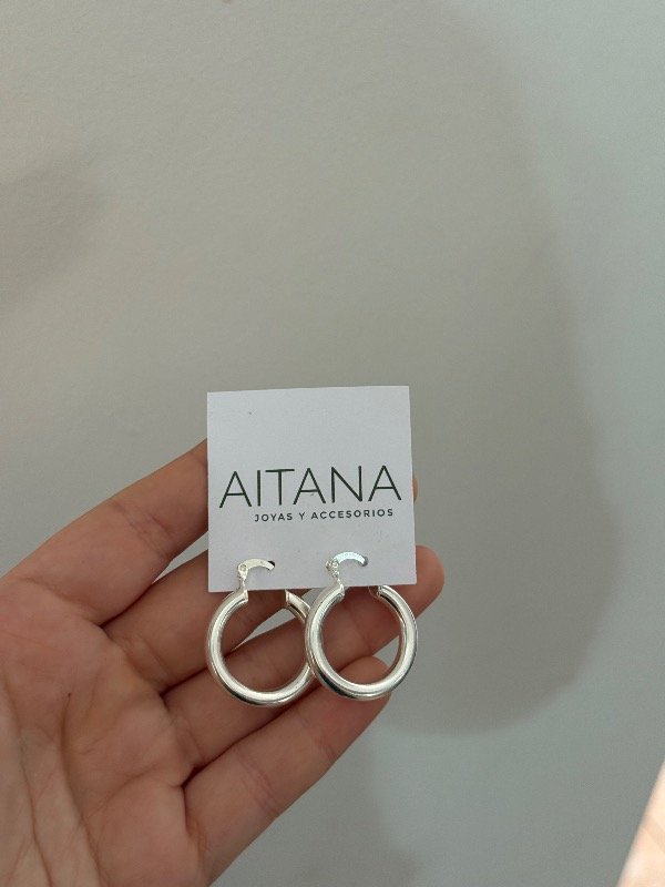 Producto - Argollas infladas clásicas 2,3cm