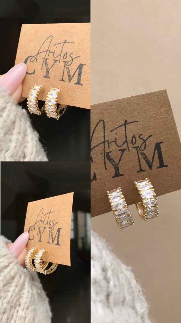 Producto - Aros Lovely gold