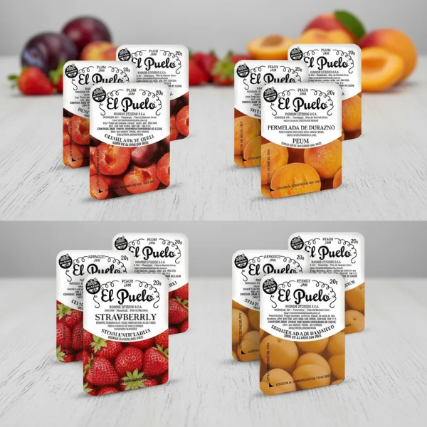 Producto - CAJAS DE MERMELADAS SURTIDAS (8 CAJAS X120 POTES C/U)