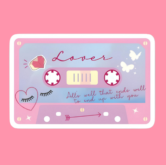 Producto - Lover Cassette Sticker