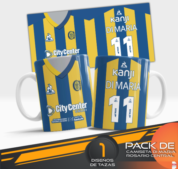 Producto - CAMISETA DI MARIA ROSARIO CENTRAL COD 4685