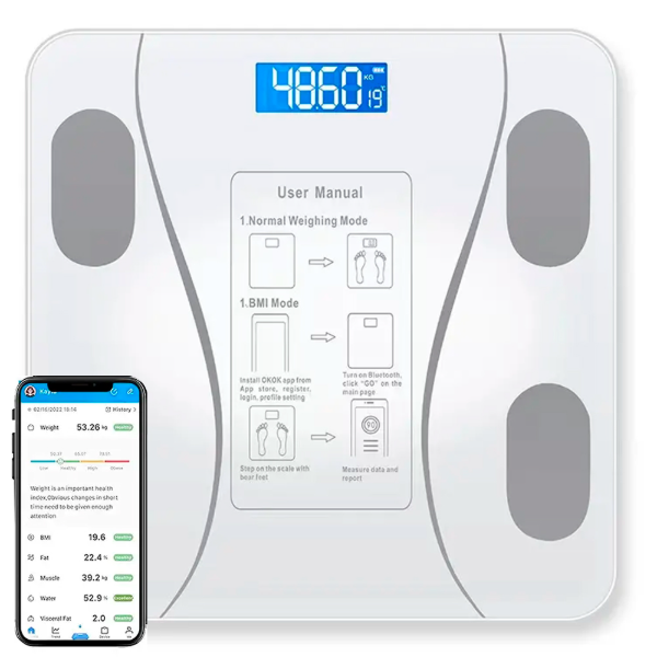 Producto - Balanza de Baño Gadnic Digital con APP