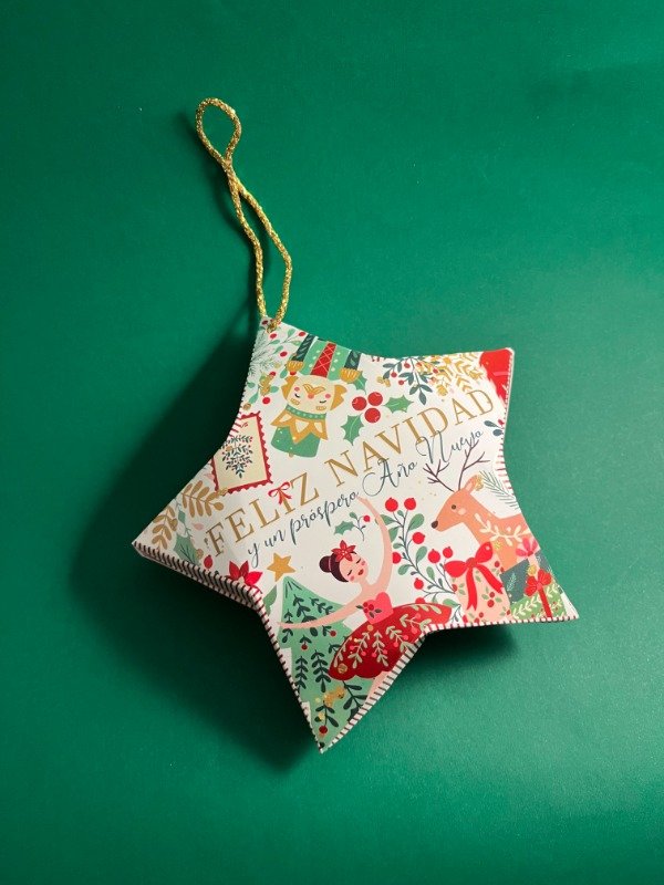 Producto - Caja Estrella Navidad 15x15x5 (10u)