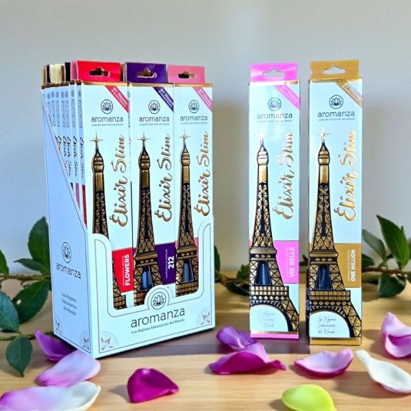 Producto - SAHUMERIOS SLIM ELIXIR 10VARILLAS X10UNIDAD