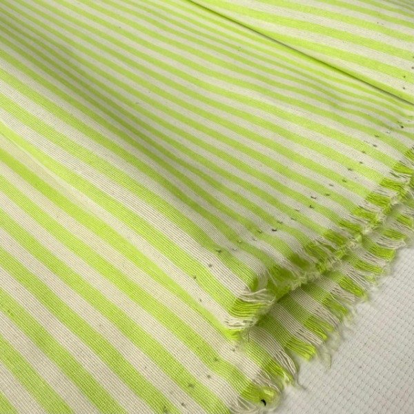 Producto - Gross RAYADO con apresto 1,60 ancho MANZANA