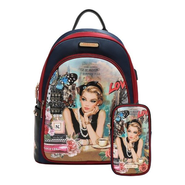 Producto - Mochila con Porta Celular Sabina Imagines Nicole Lee - 0