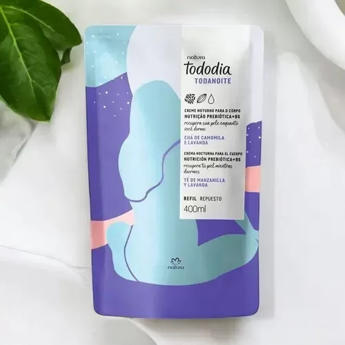 Producto - Crema nutritiva té de manzanilla y lavanda - repuesto 400ml.