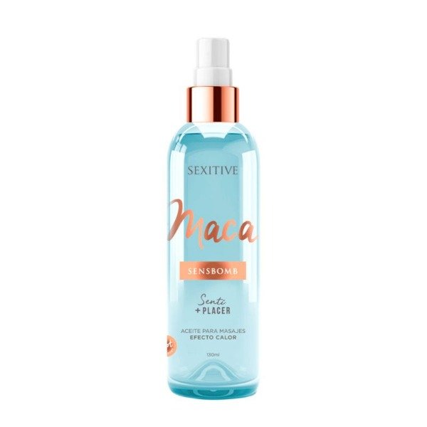 Producto - ACEITE PARA MASAJES AFRODISÍACO DE MACA - SEXITIVE